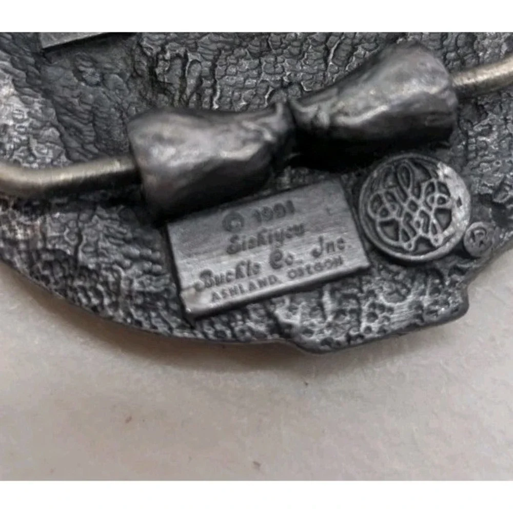 Vtg 1991 Harley-Davidson Belt Buckle Official Licensed Siskiyou N-88 Eagle USA